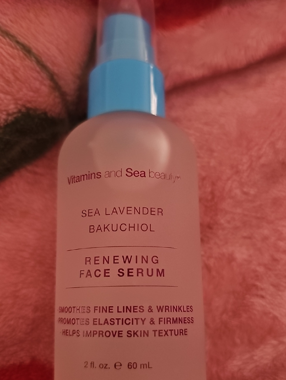 Vitamins and Sea Beauty Sea Lavender Bakuchiol Renewing Face Serum - Pink